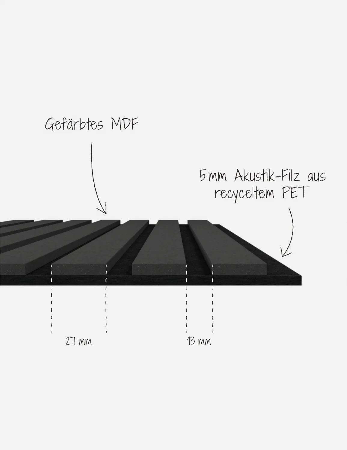 Akustikpaneel Kahl Schwarzes MDF - Image 15