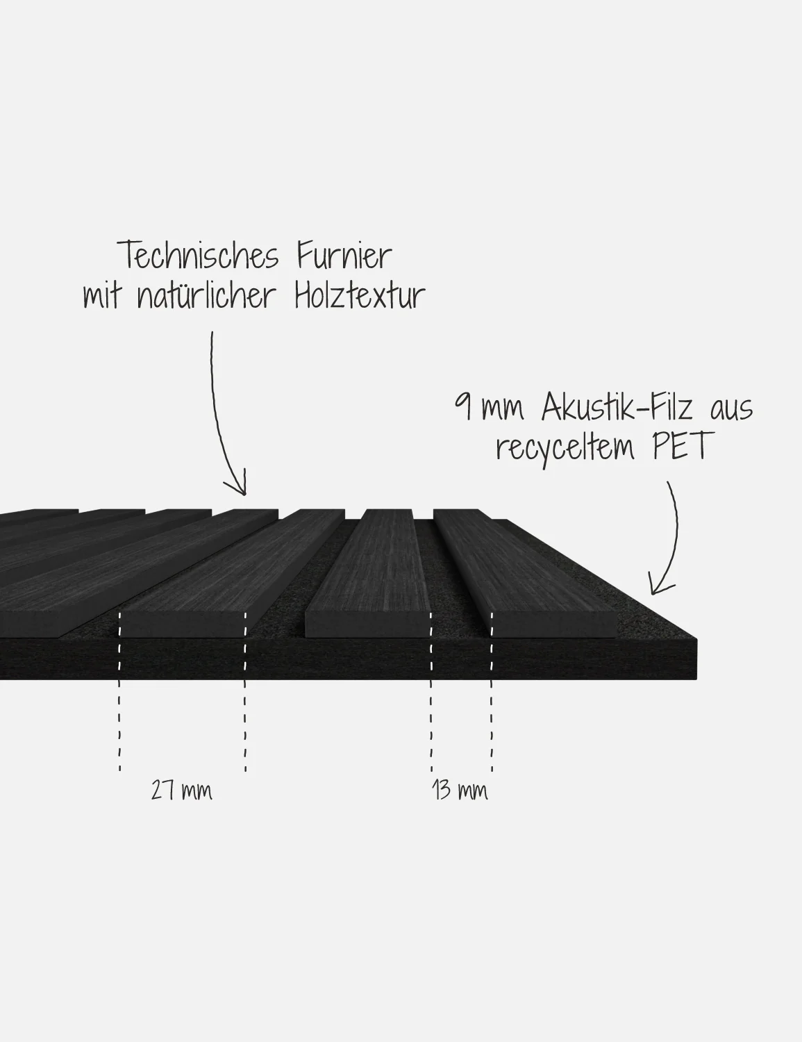 Akustikpaneel Leicht Eiche Schwarz - Image 11