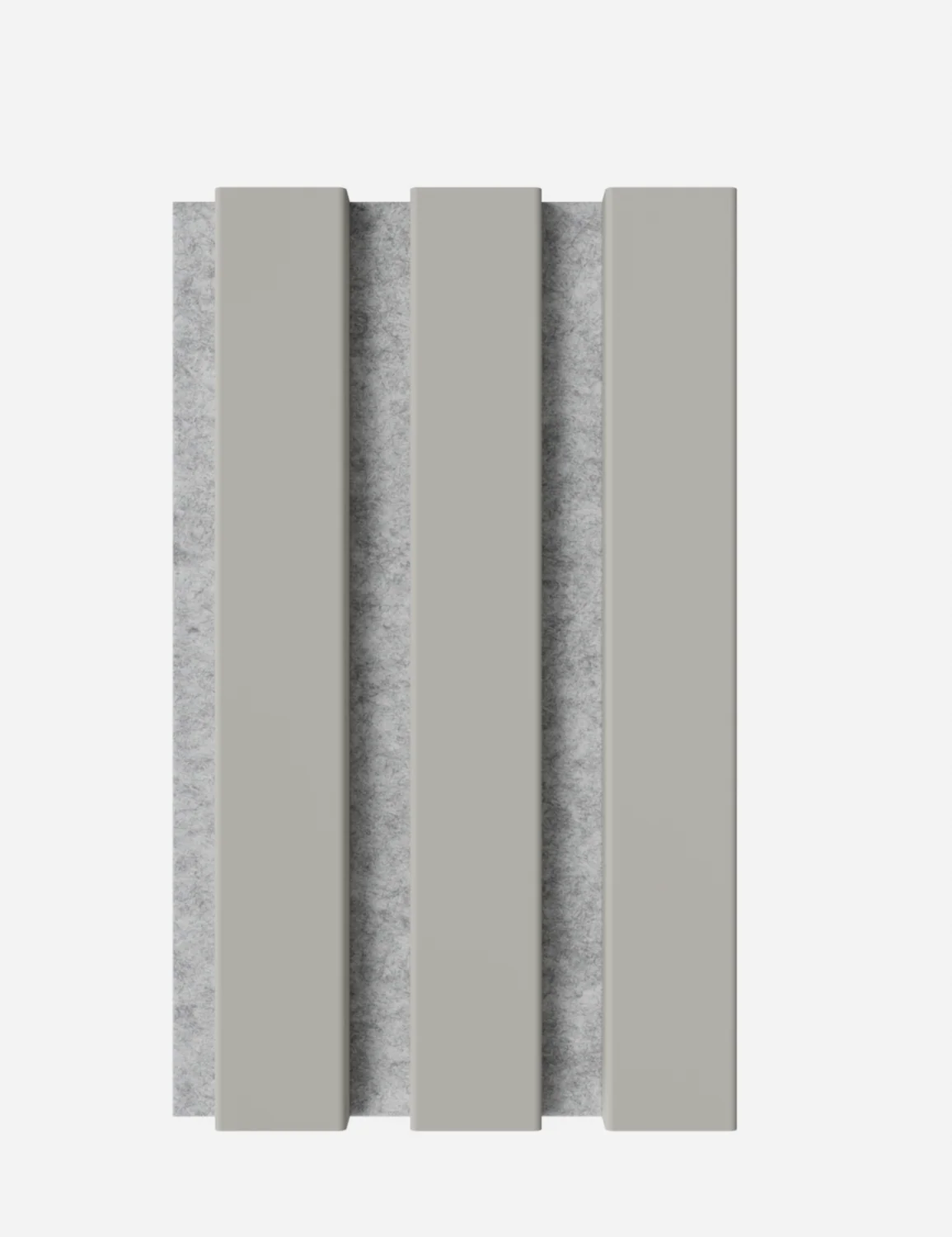 Muster Bunt Plus Warmgrau - Filz Grau
