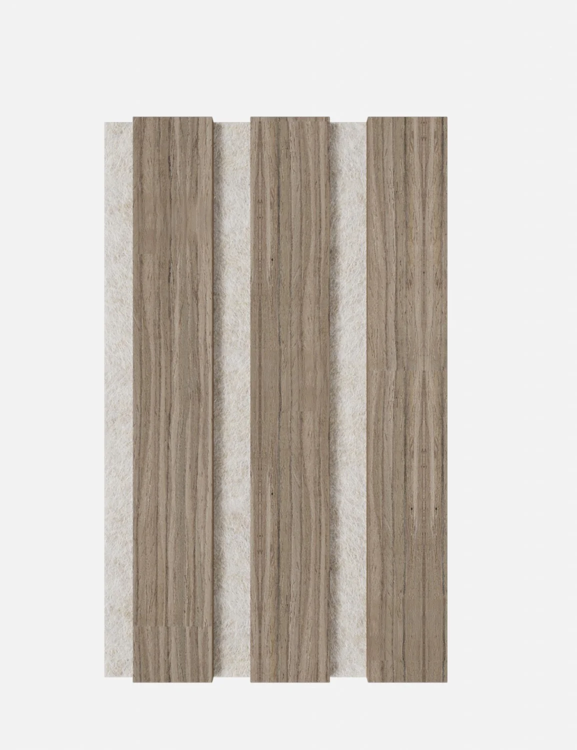 Muster Leicht Nussbaum - Filz Beige