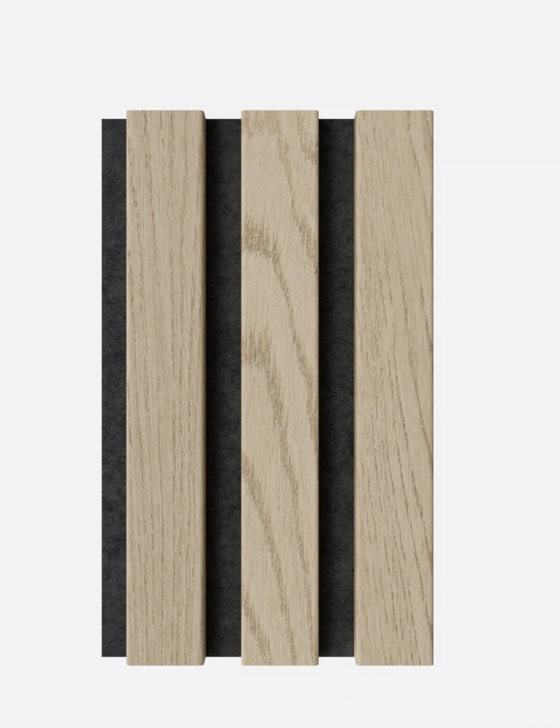 Muster Massiv Plus Eiche Natur - Filz Schwarz