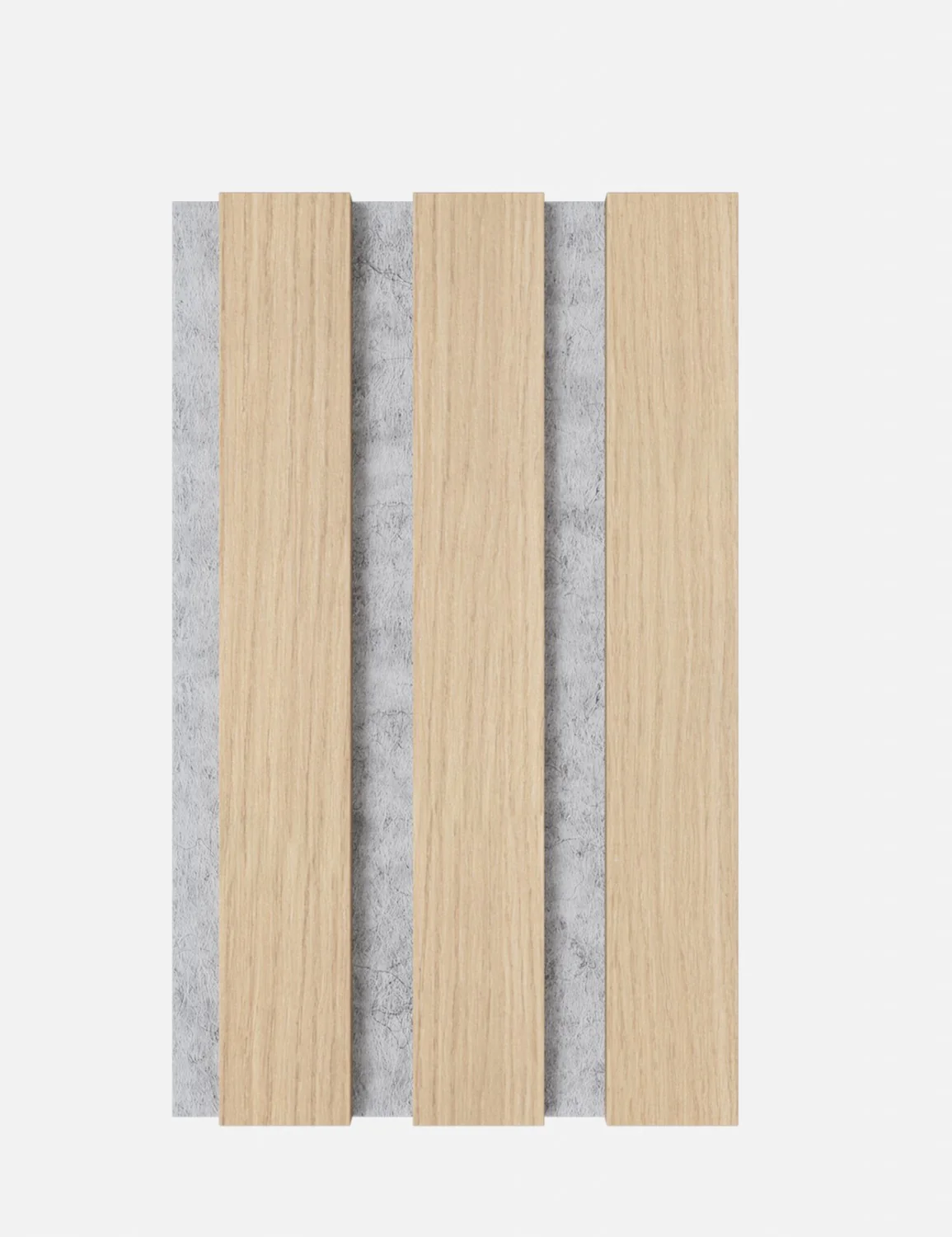 Muster Trendig Eiche Natur - Filz Grau Slim